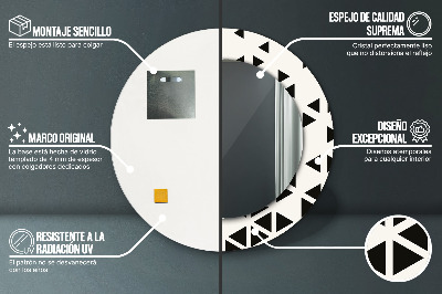 Dekorative spejle Abstrakt geometrisk