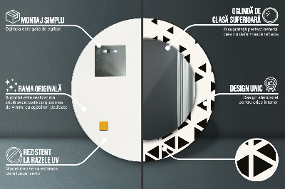 Dekorative spejle Abstrakt geometrisk