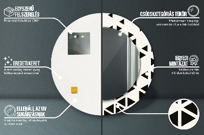 Dekorative spejle Abstrakt geometrisk