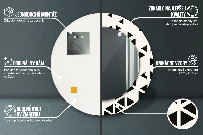 Dekorative spejle Abstrakt geometrisk