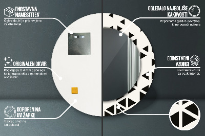 Dekorative spejle Abstrakt geometrisk