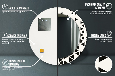 Dekorative spejle Abstrakt geometrisk