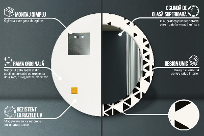 Dekorative spejle Abstrakt geometrisk