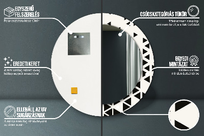 Dekorative spejle Abstrakt geometrisk