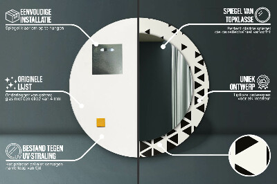 Dekorative spejle Abstrakt geometrisk