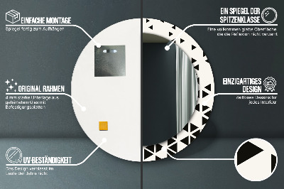 Dekorative spejle Abstrakt geometrisk