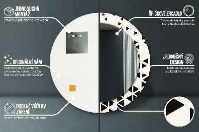 Dekorative spejle Abstrakt geometrisk