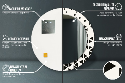 Dekorative spejle Abstrakt geometrisk