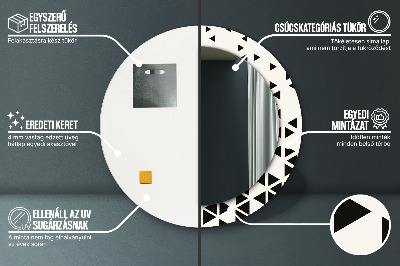 Dekorative spejle Abstrakt geometrisk