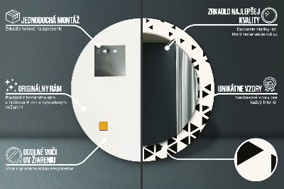 Dekorative spejle Abstrakt geometrisk