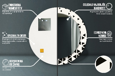 Dekorative spejle Abstrakt geometrisk