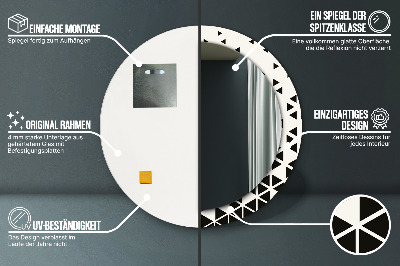 Dekorative spejle Abstrakt geometrisk