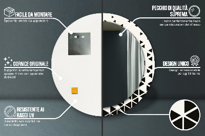 Dekorative spejle Abstrakt geometrisk