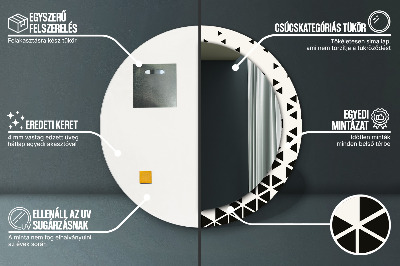 Dekorative spejle Abstrakt geometrisk