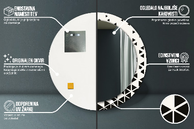 Dekorative spejle Abstrakt geometrisk