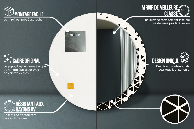 Dekorative spejle Abstrakt geometrisk