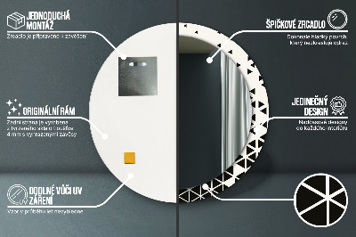 Dekorative spejle Abstrakt geometrisk