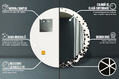 Dekorative spejle Abstrakt geometrisk