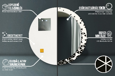 Dekorative spejle Abstrakt geometrisk