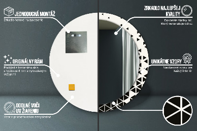 Dekorative spejle Abstrakt geometrisk