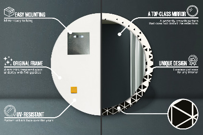 Dekorative spejle Abstrakt geometrisk