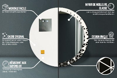 Dekorative spejle Abstrakt geometrisk