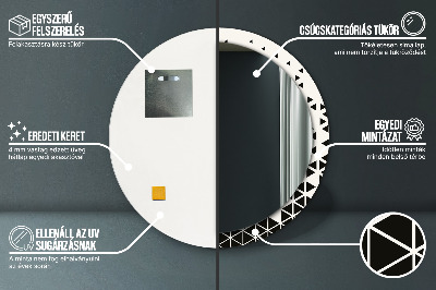 Dekorative spejle Abstrakt geometrisk