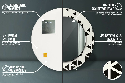 Dekorative spejle Abstrakt geometrisk