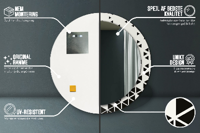 Dekorative spejle Abstrakt geometrisk