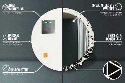 Dekorative spejle Abstrakt geometrisk