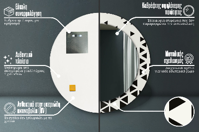 Dekorative spejle Abstrakt geometrisk