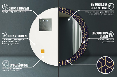 Dekorative spejle Geometrisk abstrakt