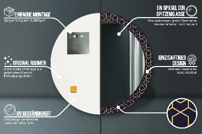 Dekorative spejle Geometrisk abstrakt