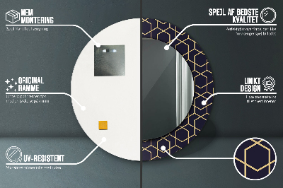 Dekorative spejle Geometrisk abstrakt