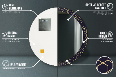 Dekorative spejle Geometrisk abstrakt