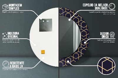 Dekorative spejle Geometrisk abstrakt