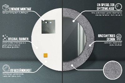 Dekorative spejle Beton tekstur