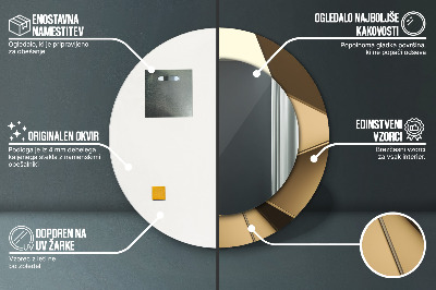 Dekorative spejle Moderne abstrakt