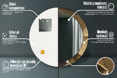 Dekorative spejle Moderne abstrakt