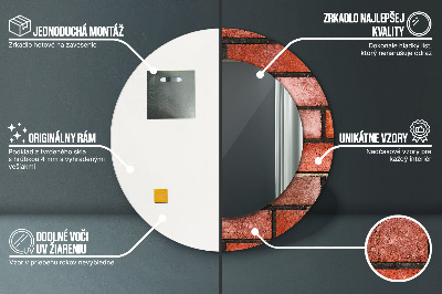 Dekorative spejle Rød mursten