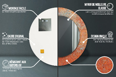 Dekorative spejle Rustent metal