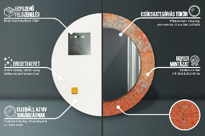 Dekorative spejle Rustent metal