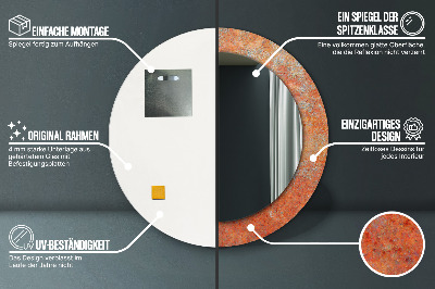 Dekorative spejle Rustent metal