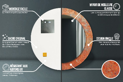 Dekorative spejle Rustent metal