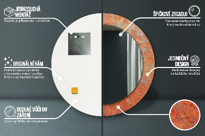 Dekorative spejle Rustent metal