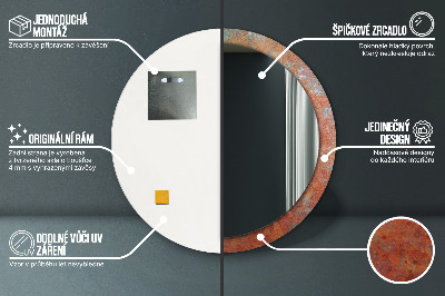 Dekorative spejle Rustent metal