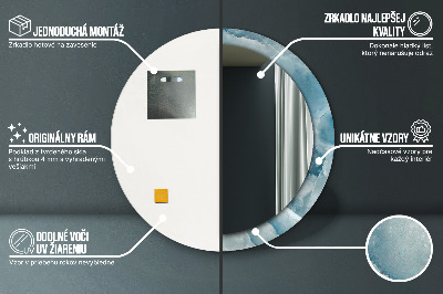 Dekorative spejle Blå onyx-marmor