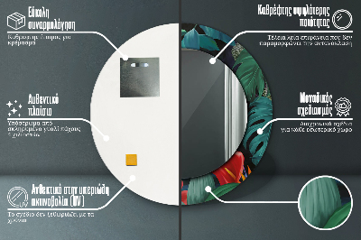 Dekorative spejle Skov i en jungle