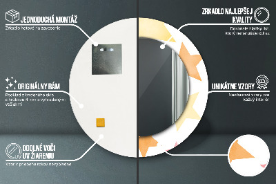 Dekorative spejle Pastelfarvede stjerner