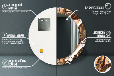 Dekorative spejle Palmeblade